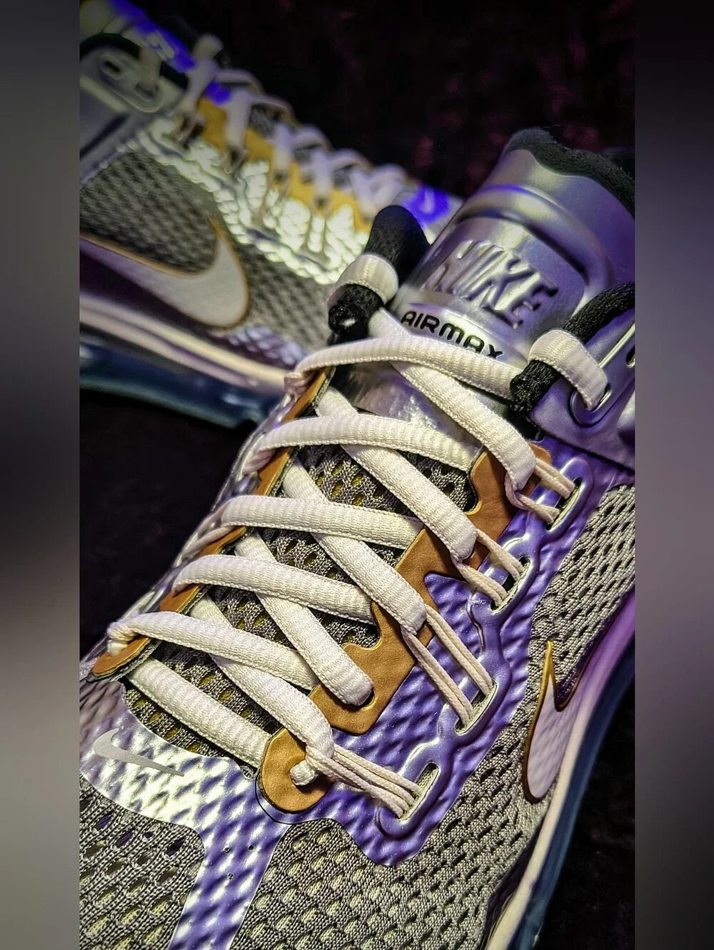 *(NWOB)* Nike 'Air Max 2013' in Metallic Silver, Gold. . .